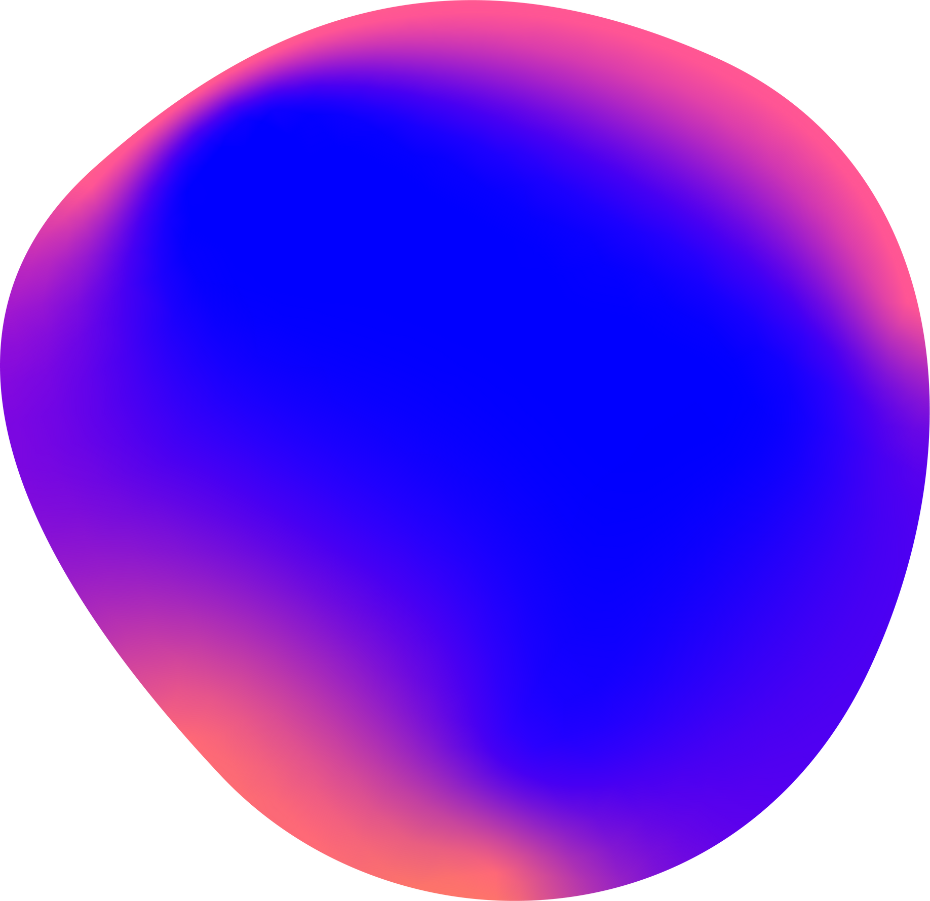 Purple Metallic Blob